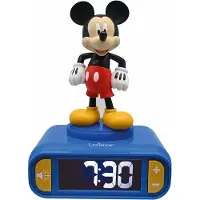 Lexibook Réveil avec veilleuse lumineuse Mickey en 3D