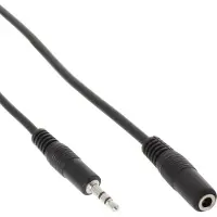 InLine 99934A Klinke Verlängerung, 3,5mm Klinke Stecker / Buchse, Stereo, 1,5m