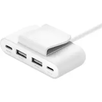 Belkin BUZ001bt2MWHB7 USB Type-C Blanc