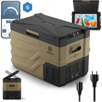 Noname Glacière à compresseur Quest 40, 35 L, Sand Storm, glacière de voiture, congélateur électrique, réfrigérateur pour camion, voiture et camping, application Outdoor, -20 °C en extérieur