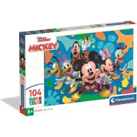 Clementoni Puzzle CLE 104 SuperKolor Mickey et ses amis 25053