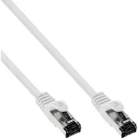 InLine - Câble de raccordement - RJ-45 (M) à RJ-45 (M) - 15,0m - SFTP, PiMF - CAT 8,1 - sans halogène, rond - blanc (78815W)