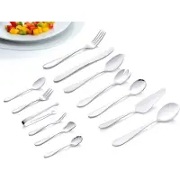 Huismerk Cutlery Set 12 Person - 70 Piece - Spoons - Knives - Forks - Stainless steel - Silver