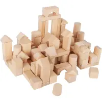 Small Foot Holzbausteine Natur 100er-Pack im Beutel