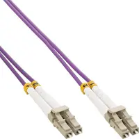 InLine Lwl duplex kabel - lc lc 50 125µm - om4 - 1m