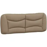 vidaXL Coussin de tête de lit "Hvar" Cappuccino-Brun 140 cm Similicuir