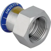 Geberit GE Mapress, acier inoxydable, transition gaz, d54 mm, Rp2, 1 pièce.