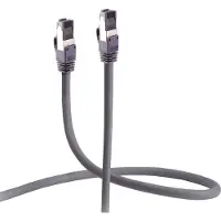 Flexline FL31-59040 Câble patch cat. 6A, U/FTP, résistant au piétinement, gris, 3,0 m