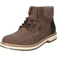 Rieker Bottines à lacets bleu marine / moka / brun foncé / marron chiné