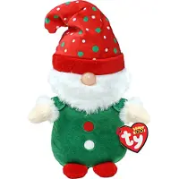 Multisoppi Peluche Beanie Boo Regular 15 cm Gnolan Gnome Vert Noλl 2023