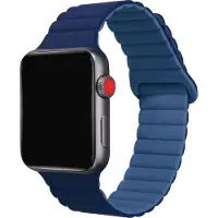 Celly Bracelet pour Apple Watch 42/44/45mm Magnétique Bleu
