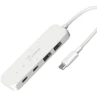 J5CREATE Hub USB-C écologique de type C & type A Gen 2 avec 4 ports