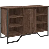 vidaXL Armoire sous lavabo brun imitation chêne 91x35x60 cm