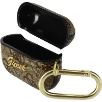 GUESS 4G Script PC/PU Case pour AirPods Pro Brown Housse de protection