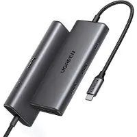 UGREEN Adaptateur / Hub 7W1 Revodok Pro Usb To 2X Usb-A 3.2, Usb-C 3.2, Sd/Tf, Pd