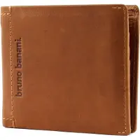 Bruno Banani Cuir porte-monnaie Arizona Wallet Quer Cognac brun