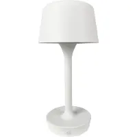 Dyberg Larsen Lampe de Table , FLOW, dimmable, Blanc, Salon / séjour, Métal, Scandinave