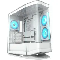 Cougar FV270, tour moyenne, sans bloc d'alimentation, USB/audio, ATX, 1x USB-C Gen 2, 2x USB 3.0, blanc