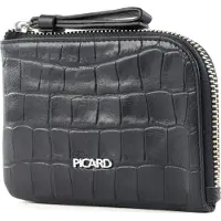 PICARD Cuir porte-monnaie Dundee 1 Zip Around Wallet Ozean bleu