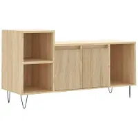 vidaXL Armoire TV Chêne Sonoma 100x35x55 cm Bois composite