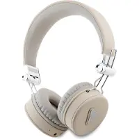 GUESS Casque Intra-Auriculaire Bluetooth Enc Gubh70Pgtspse Beige/Beige Grainé Classique Forme Ronde