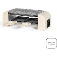 Livoo Gril à raclette raccordable - - DOC310C - 2 personnes - 450 W - thermostat automatique