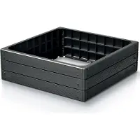 Prosperplast Lit surélevé BASE WOODY anthracite 75,6 cm