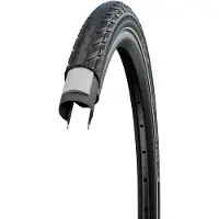 Schwalbe Pneu Delta Cruiser Plus HS431 26x1.75" 47-559 sw-TwinS Refl.Act.PG GrC