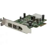 StarTech.com .com Carte adaptateur PCI Express vers 3 ports FireWire - Faible encombrement - 800 et 400