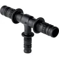Geberit Raccord en T GE Mepla, réduit, PVDF, 90 degrés, d63 x 32 x 63 mm, 1 pièce.