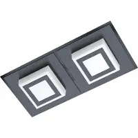 Eglo LED plafonnier Masiano 1 2 lumières noir
