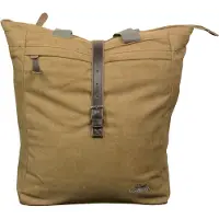Polydaun Sacoche vélo Greenlands Canvas - Sacoche vélo - Shopper - avec doublure en jean - brun chameau - 20 litres