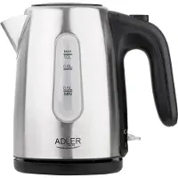 Adler Ad 1273 1l 1200w Kettle Argenté One Size / EU Plug 220V