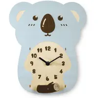 Hama Horloge murale en bois pour enfants Koala