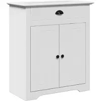 vidaXL Armoire sous lavabo BODO blanc 70x35x80 cm