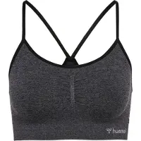 Hummel Soutien-gorge de sport gris clair / noir