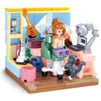 Sluban Girls Dream Mini Handcraft M38-B1016B Studovna