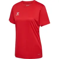 Hummel T-shirt 'ESSENTIAL' rouge feu / blanc