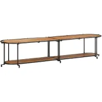 vidaXL Étagère TV 200x42x40 cm en bois massif d'acacia