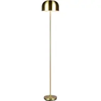 REALITY IMPORT Lampadaire LED, variateur tactile, batterie, USB, laiton, H 147 cm