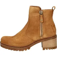Panama jack Pauline Enkellaarsjes Hak - Beige - Maat 37