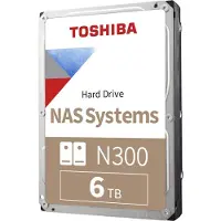 Toshiba N300 NAS Hard Drive 6TB 512MB - Festplatte - Serial ATA (HDWG760EZSTA)