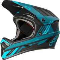 O'Neal Backflip Strike, casque de vélo ,Mat Noir/Turquoise ,L
