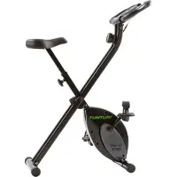 Tunturi Star Fit X100 - Hometrainer - Vélo d'appartement fitness - Pliable - Réglable - 8 niveaux de résistance - Vélo d'appartement pliable