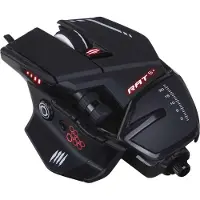 Mad Catz R.A.T.6+ - Souris - optique - 11 boutons - filaire - USB - noir