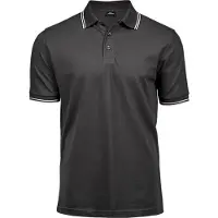 Tee Jays Men's Luxury Stripe Stretch Polo