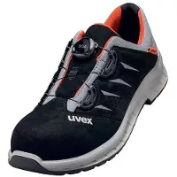 Uvex chaussures basses 2 trend S1P noir, gris, rouge largeur 12 taille 48