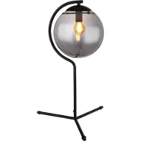 Globo Lighting Lampe de table métal noir mat, 1x E14
