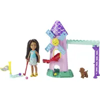 Mattel Poupée Chelsea et set de jeu de mini-golf