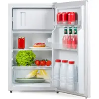 Primo PR176FR Réfrigérateur avec compartiment congélation - D - 80L - Réfrigérateur indépendant de table - Blanc